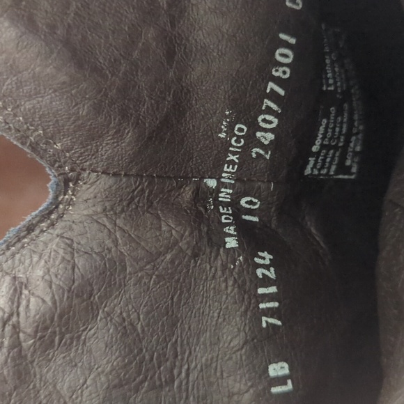 LIBERTY BLACK LB71124 "Vegas" Russian Blue fringe cowgirl boots snip toe sz 10 - Picture 16 of 16